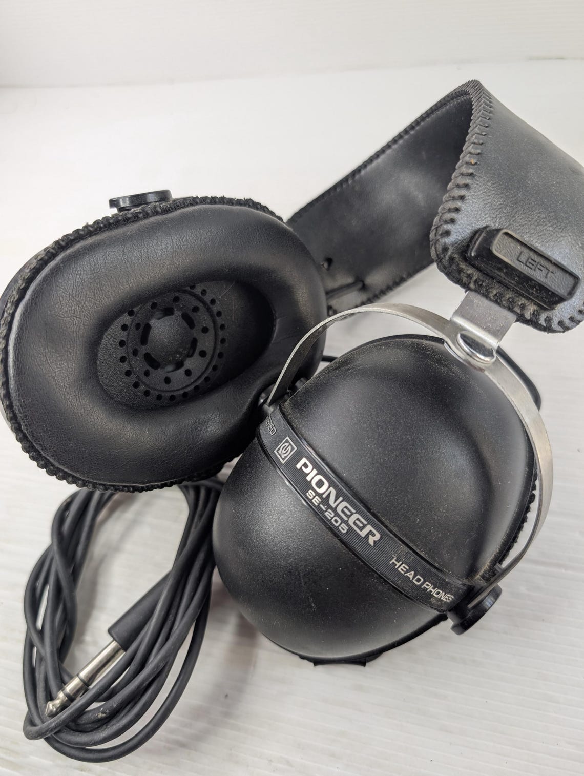 Pioneer SE-205 Vintage Stereo Headphones  Tested Working Original, foto 4 di 5