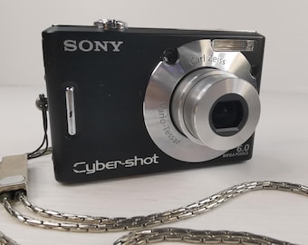 Sony Cyber-shot DSC-W40 - Y2k デジカメ - 6 mp - 完全動作 - 充電器