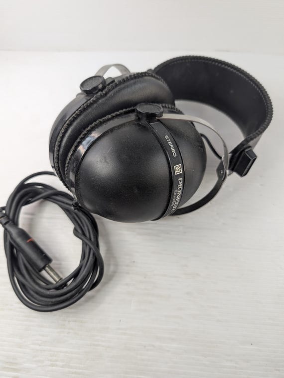 Pioneer SE-205 Vintage Stereo Headphones Tested Working Original