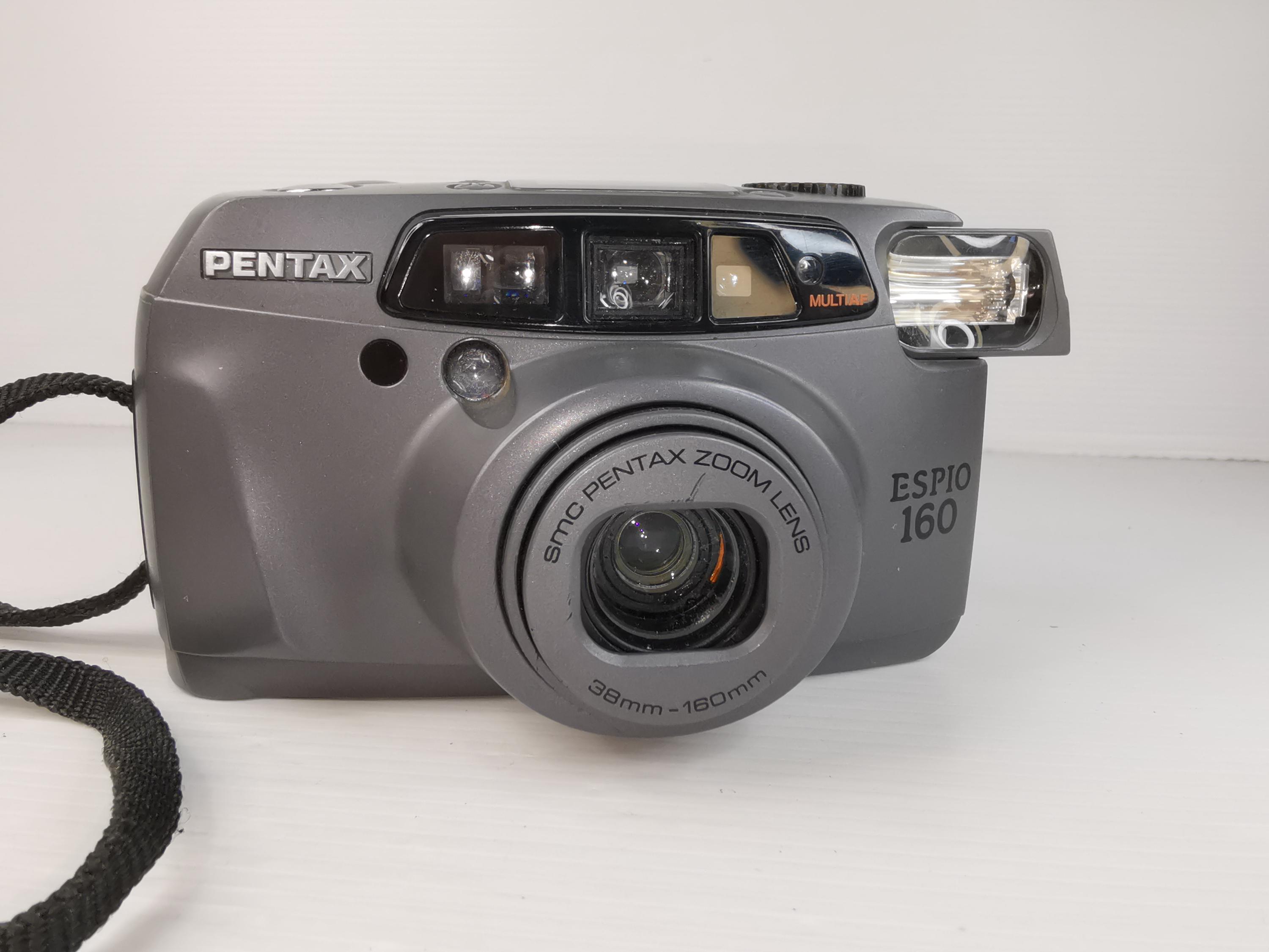 ＰＥＮＴＡＸ　ＥＳＰＩＯ　１６０　デジタルカメラ　ブラック PENTAX - 動作確認済み PENTAX ESPIO 160 コンパクトフィルム