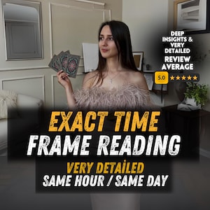 Exact Time Frame Reading, How Long? How Soon? Timing Predictions, Tarot Cards Reading, Same Day Tarot Reading, Honest Psychic Reading, Love