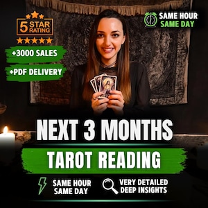Next 3 Months Tarot Reading | 90 Day Forecast | Same Hour Quarterly Prediction | Detailed PDF Future