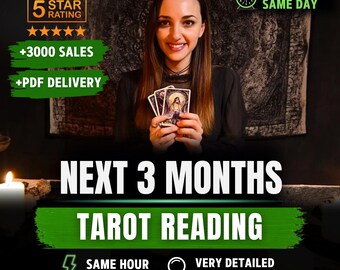Next 3 Months Tarot Reading | Clear Love & Career Answers | Same Hour Psychic Reading