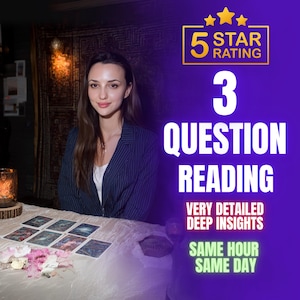 3 Question Tarot Reading, Tarot Cards Reading, Same Day Tarot Reading, Clairvoyant Reading, Medium Reading, Love Tarot Reading, Psychic love