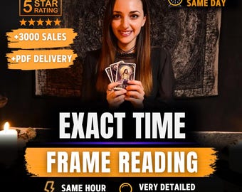 Exact Time Frame Tarot Reading | When Will It Happen Psychic | Same Hour Timing Prediction | Detailed PDF Reading