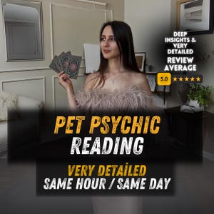 Pet Psychic Reading Intuitive Communication to Connect with Your Pet’s Soul & Understand Their Feelings