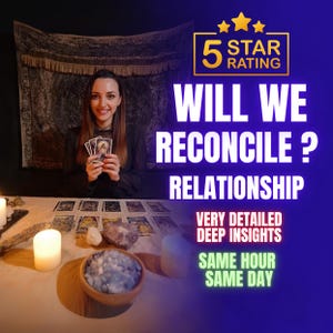 Will We Reconcile? Yes or No ? Psychic Reading, Tarot Love Reading, Psychic Love Reading, Relationship reading, Accurate Reading, Same Day