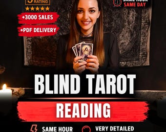 Blind Reading Psychic, Psychic Reading, Same Hour, Spiritual Advices, Accurate Love Reading, Tarot Cards Reading, Blind Tarot Reading