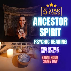 Ancestor Spirit Psychic Reading | Same Hour Medium Reading for Ancestral Messages & Spiritual Guidance | Medium Reading | Spiritual Advice