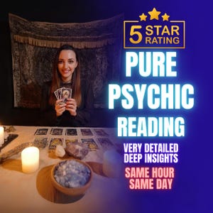Psychic Reading Same Hour • Honest Psychic Love Reading • No Tools Reading for Accurate Insight • Spiritual Advices & Guidance