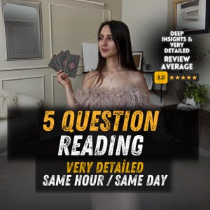 5 Question Tarot Reading, Future Psychic Reading, Psychic Tarot Cards Reading, Same Hour Tarot Reading, Love Tarot Reading, Psychic love
