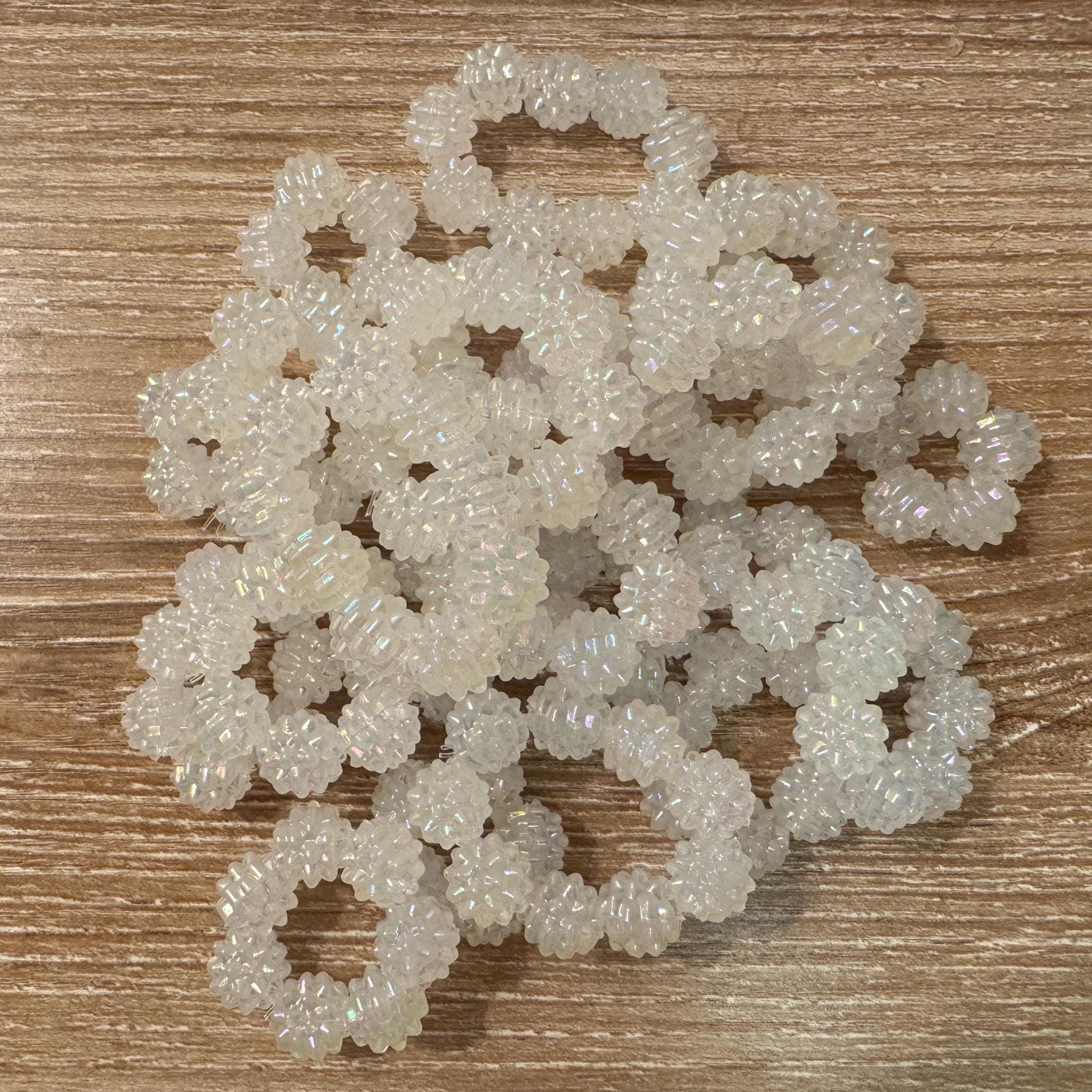 Sharp Textured Bead Fidget Toy | Fresh Snow | Sensory Stim Toy