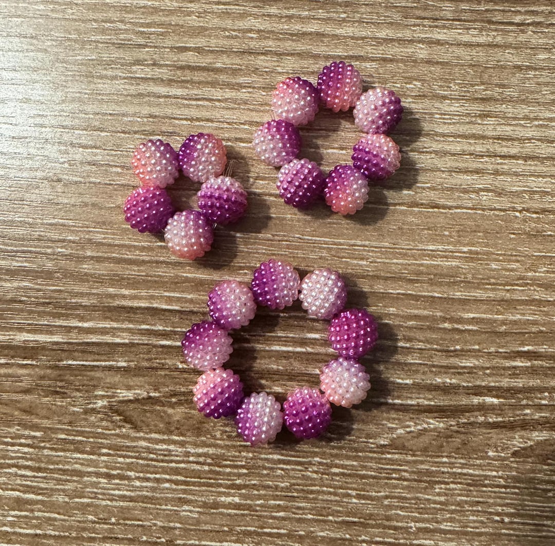 Textured Bead Fidget Toy | Purple Haze Ombre | Sensory Stim Toy - Etsy