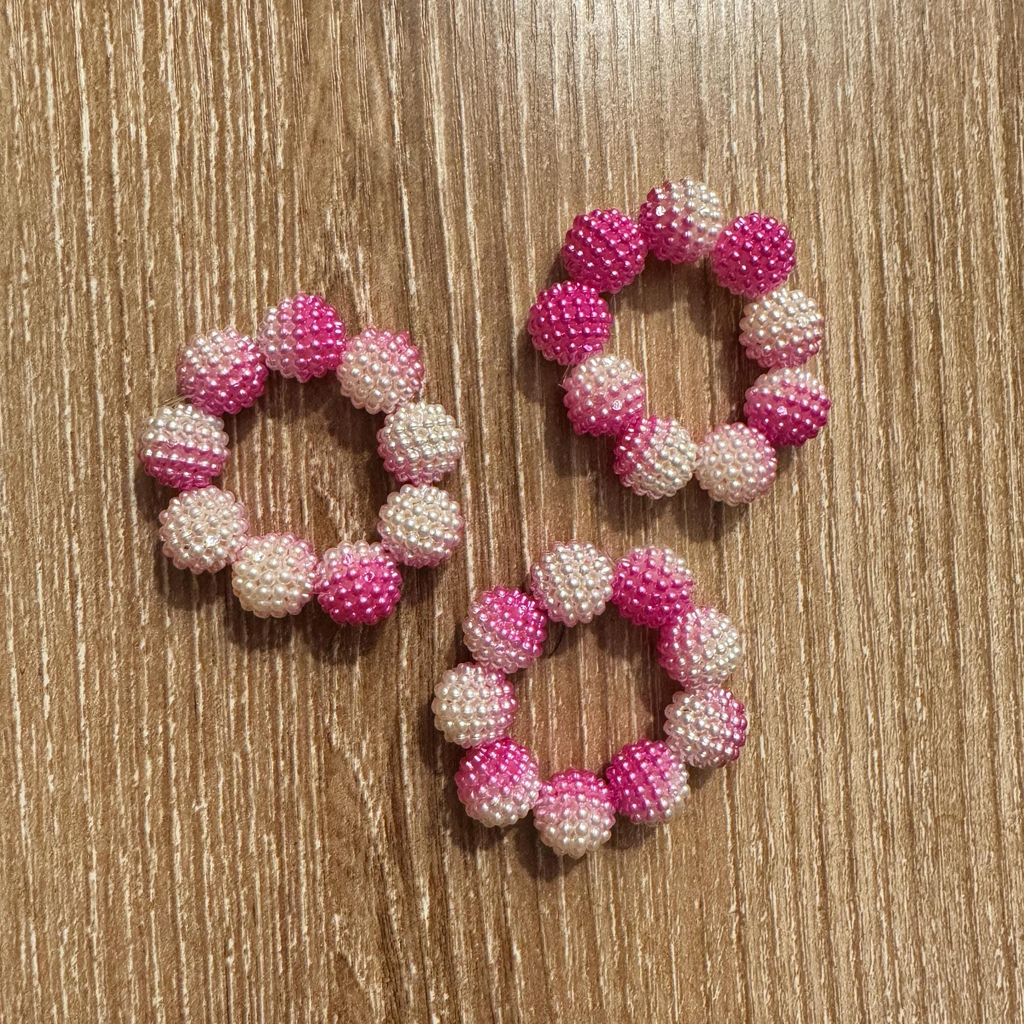 Textured Bead Fidget Toy | Magenta Ombre | Sensory Stim Toy - Thumbnail 7
