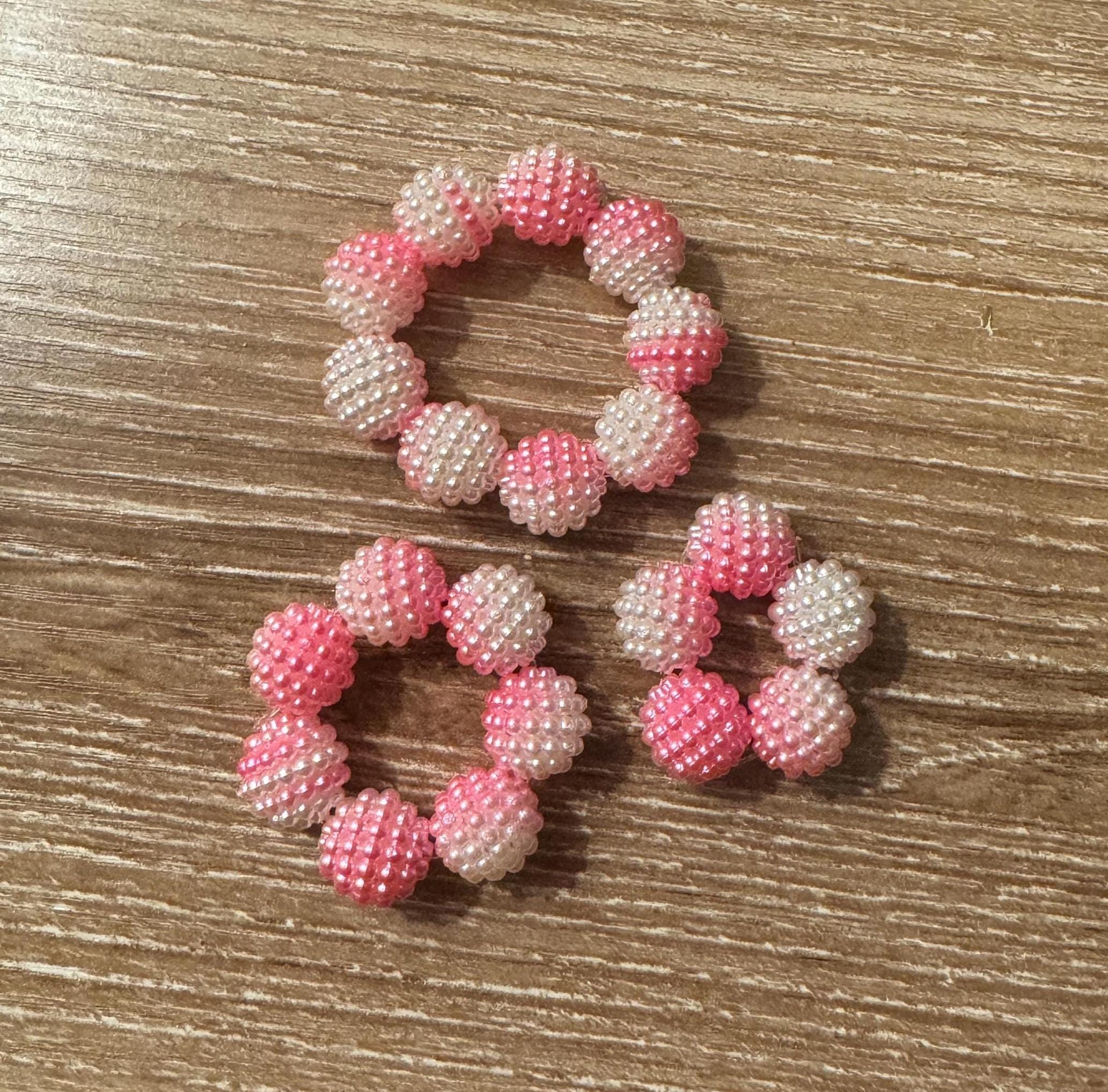 Textured Bead Fidget Toy | Hot Pink Ombre | Sensory Stim Toy