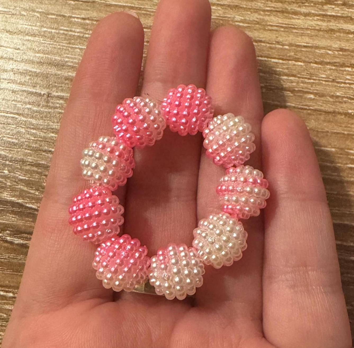 Textured Bead Fidget Toy | Hot Pink Ombre | Sensory Stim Toy - Thumbnail 7