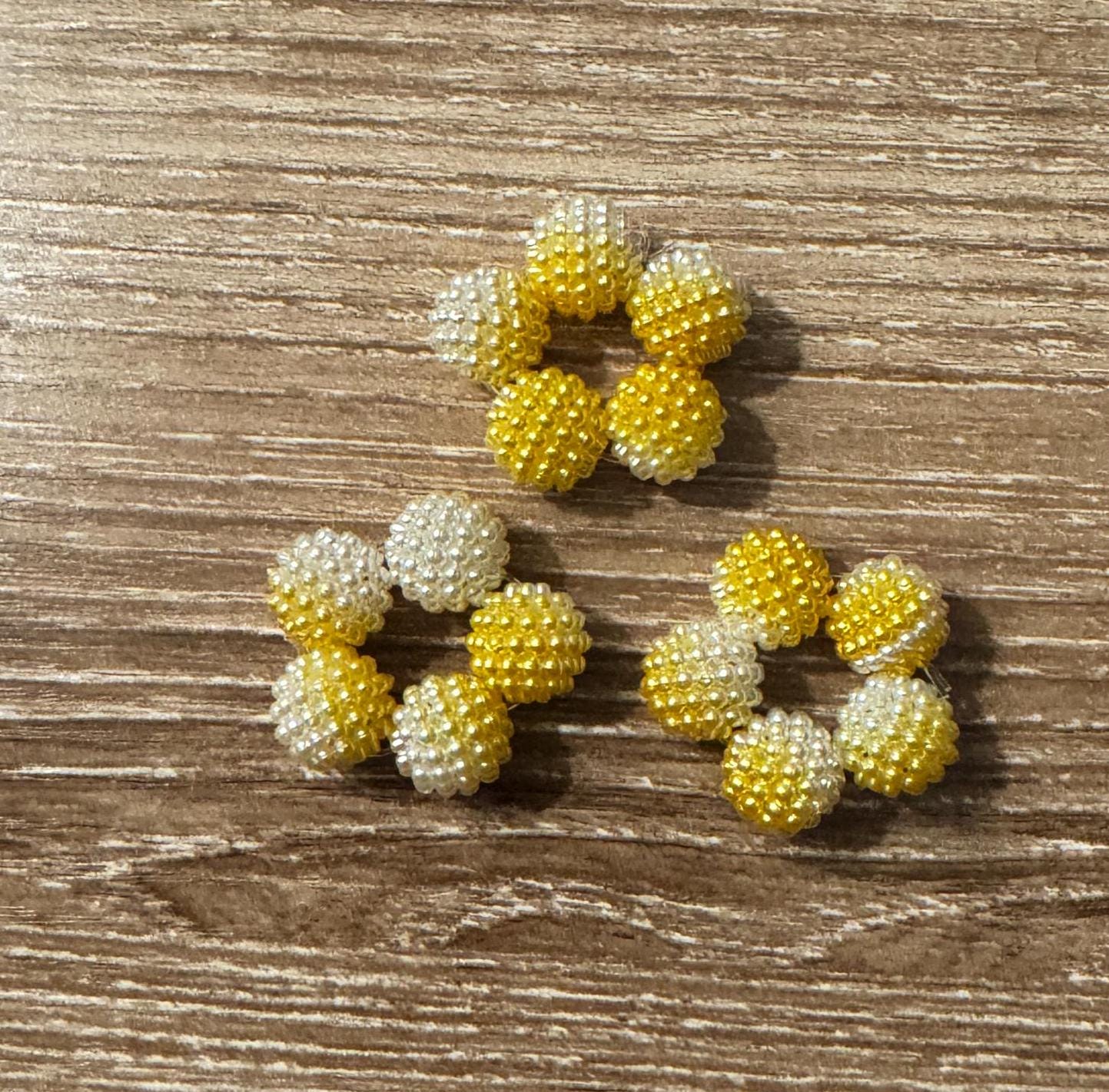 Textured Bead Fidget Toy | Lemon Sorbet Ombre | Sensory Stim Toy - Thumbnail 2