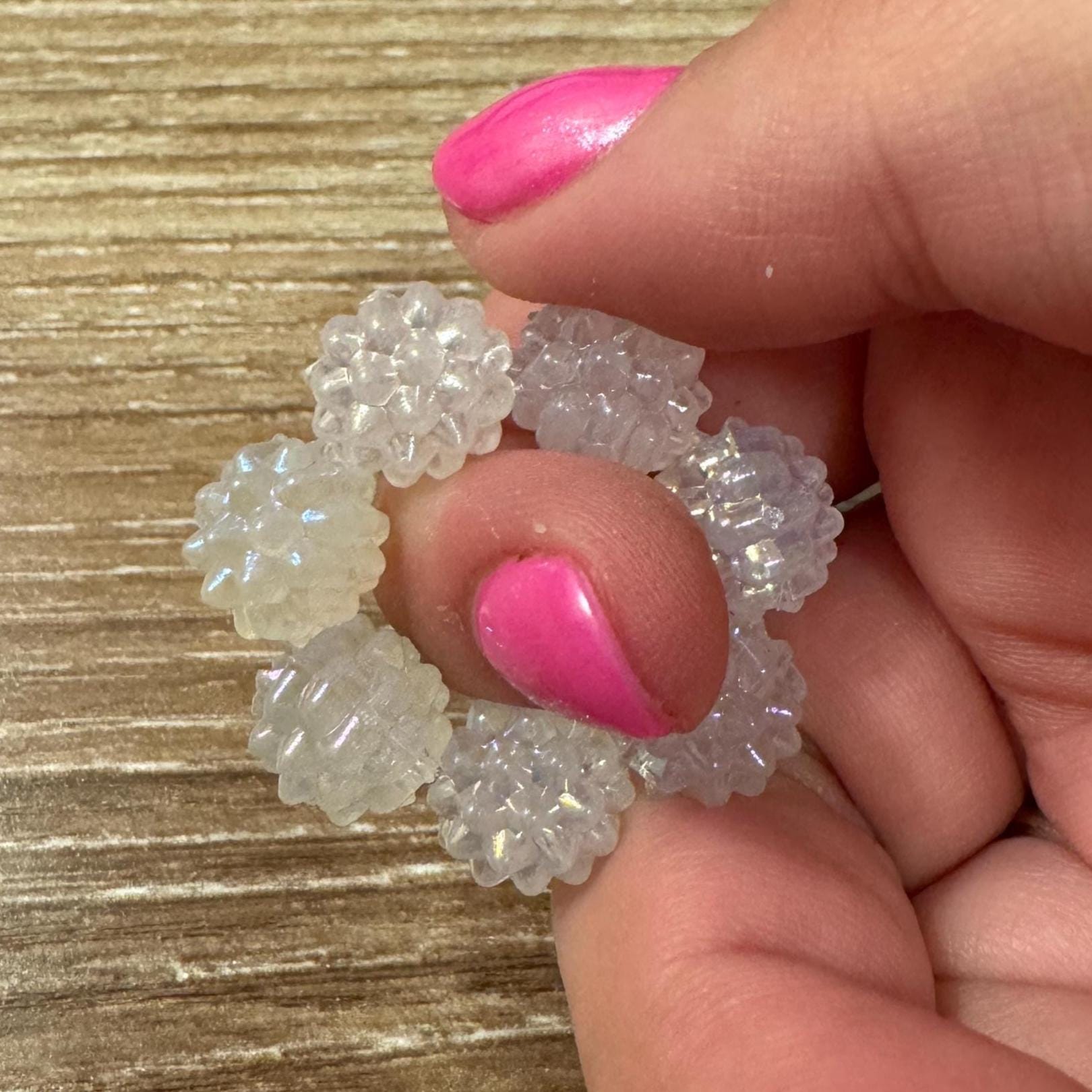 Sharp Textured Bead Fidget Toy | Fresh Snow | Sensory Stim Toy - Thumbnail 6