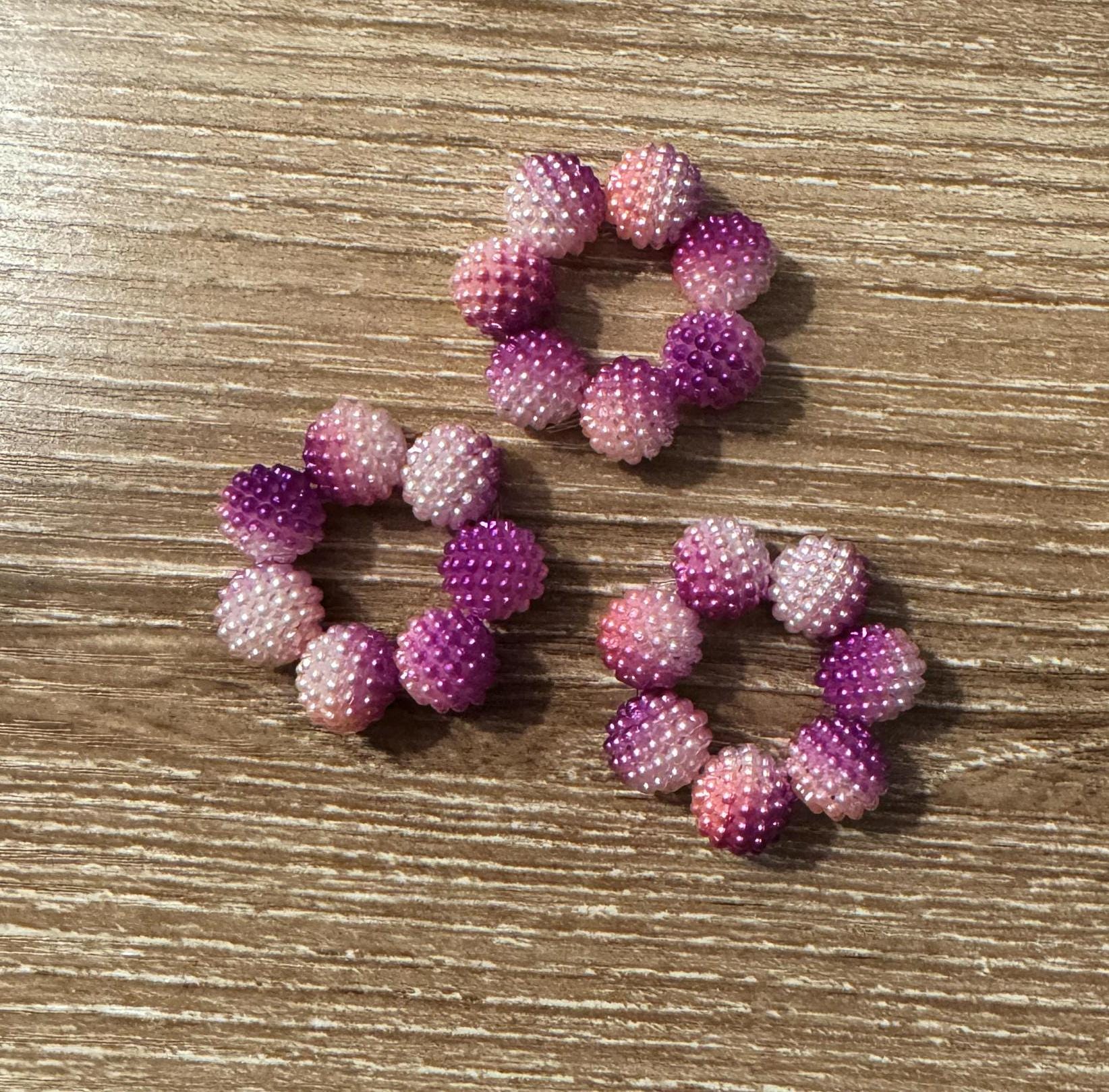 Textured Bead Fidget Toy | Purple Haze Ombre | Sensory Stim Toy - Thumbnail 4