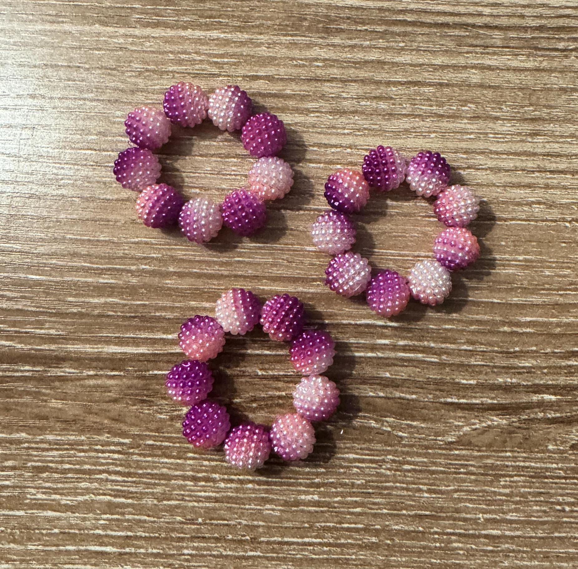 Textured Bead Fidget Toy | Purple Haze Ombre | Sensory Stim Toy - Thumbnail 6