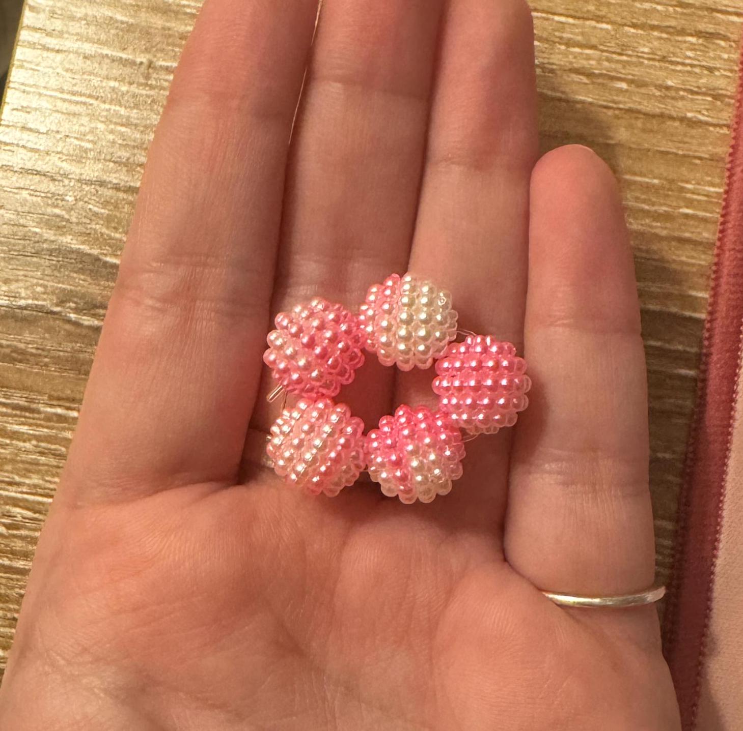 Textured Bead Fidget Toy | Hot Pink Ombre | Sensory Stim Toy - Thumbnail 3