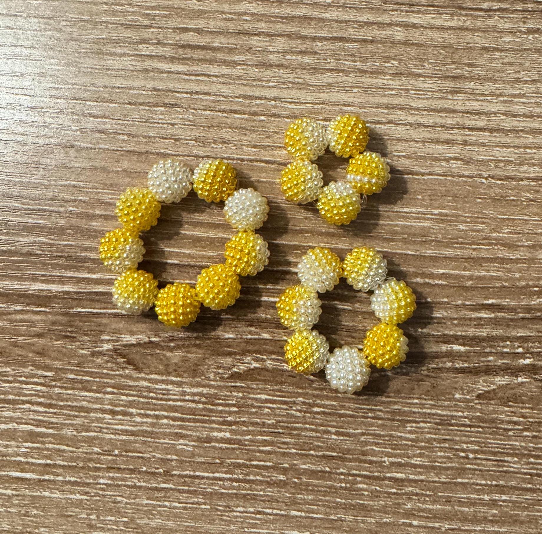 Textured Bead Fidget Toy | Lemon Sorbet Ombre | Sensory Stim Toy