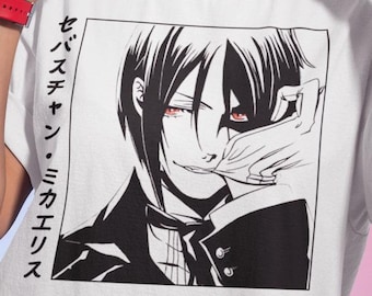 Sebastian (Black Butler) Classic T-Shirt Unisex T-Shirt, Black Butler Shirt, Sebastian T-Shirt, Kuroshitsuji, Toboso Yana, Sebastian,Unisex,