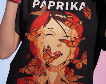 Unisex Paprika Anime T-Shirt, Satoshi Kon Atsuko Chiba Shirt, Perfect Blue Mima Kirigoe 90s Shirt, Anime Otaku Gift