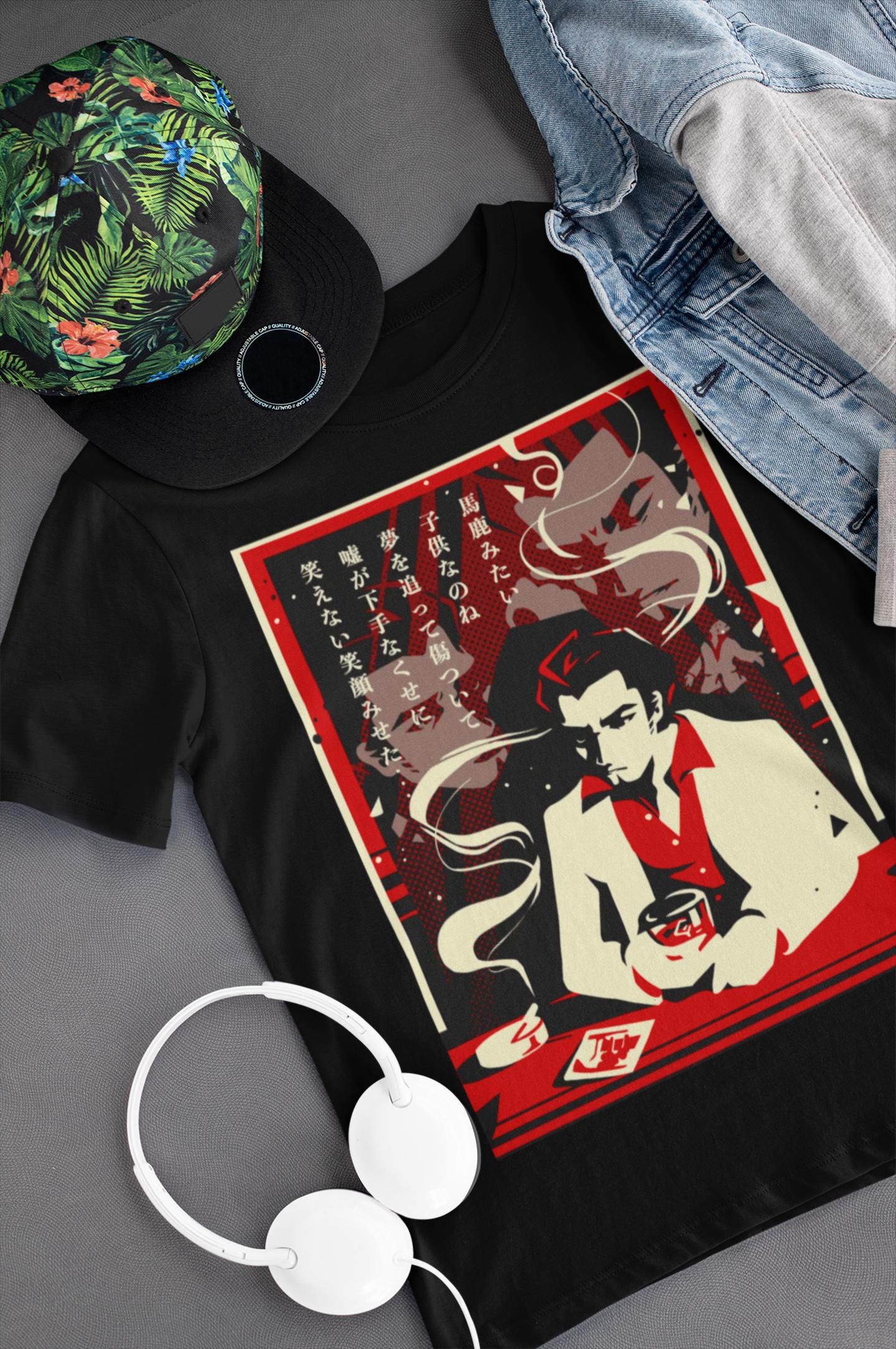 Unisex, Baka Mitai Shirt Yakuza Kiryu Kazuma Gaming T-Shirt