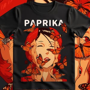 Unisex Paprika Anime T-Shirt, Satoshi Kon Atsuko Chiba Shirt, Perfektes blaues Mima Kirigoe 90er Jahre Shirt, Anime Otaku Geschenk
