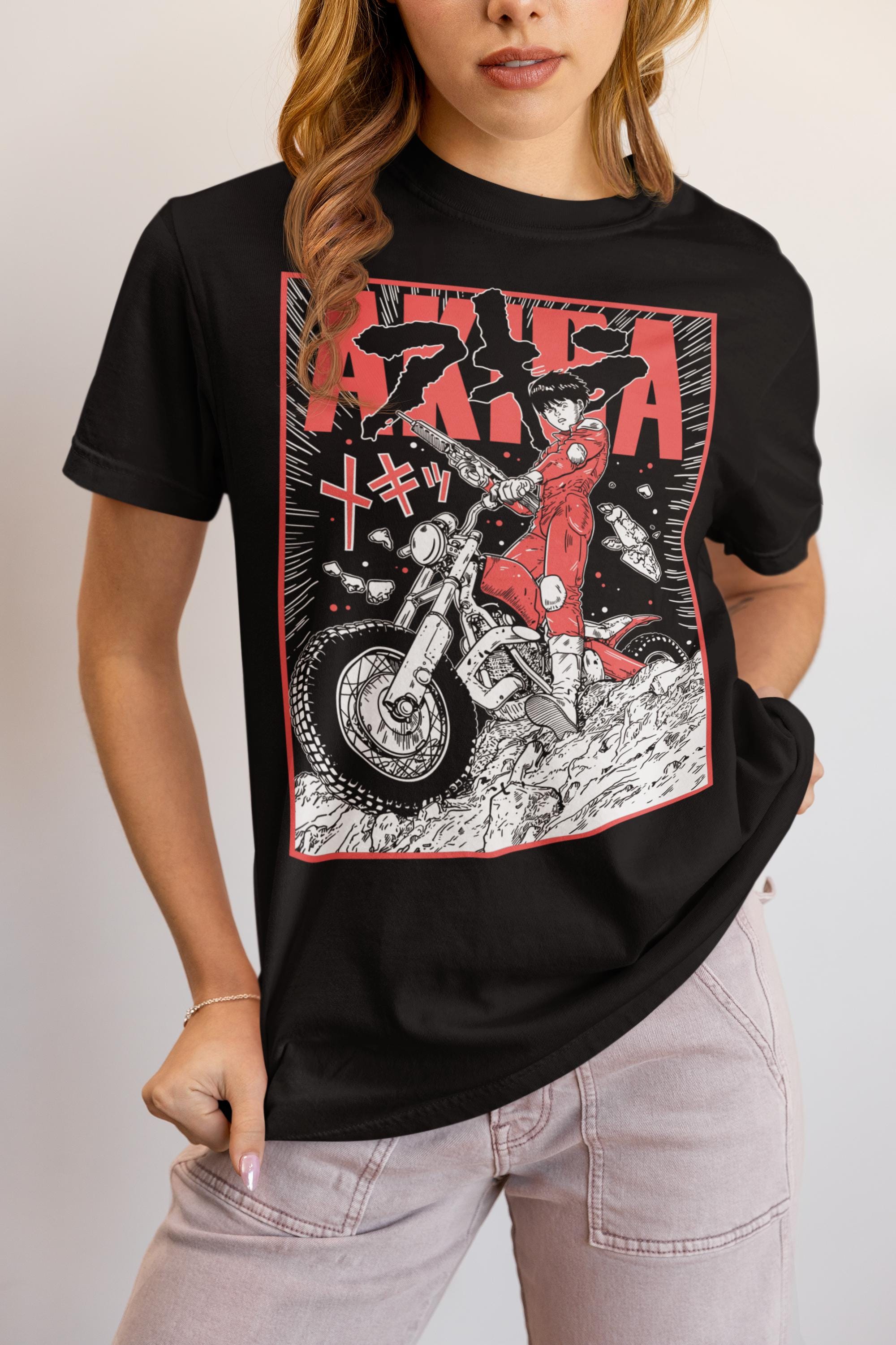 Cotton Akira Anime T-Shirt - Retro Neo Tokyo Graphic Tee, Tetsuo