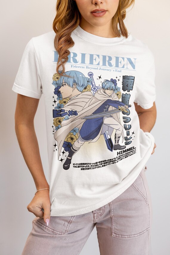 T-shirt Anime Japonais Frieren - Coton, Impression Haute Définition, Pour Hommes Et Femmes