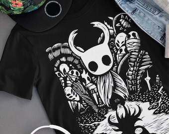 Unisex Hollow Knight Gaming T-Shirt, Indie Shirt, Gift For Her, Gift For Teen