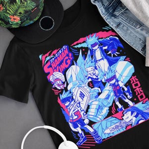 Shaman King Yoh Asakura Anime T-Shirt, Len Tao Horo horo Manga Tee, Japanese Shirt, Unisex Heavy Cotton Shirt