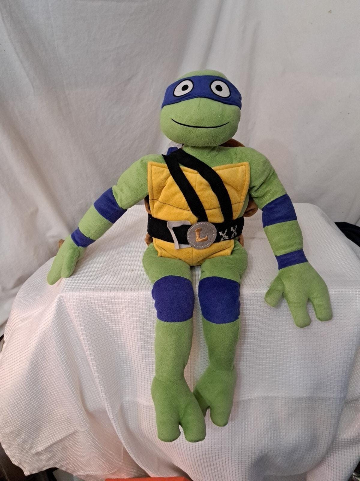 2023 TMNT Mutant Mayhem Leonardo Plush 26" Kids Stuffed Animal Body Pillow