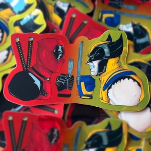 Deadpool and Wolverine sticker
