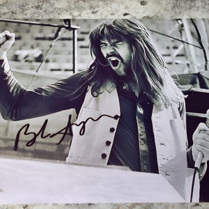 BOB SEGER 8 x 10" (20 x 25 cm) Fotografía autografiada y firmada