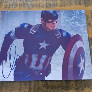 Chris evans signed - Etsy 日本