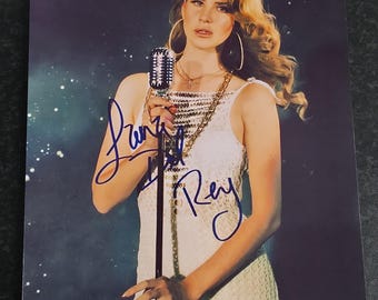 LANA DEL REY - 本物の直筆サイン入り写真、COA付き - Etsy 日本