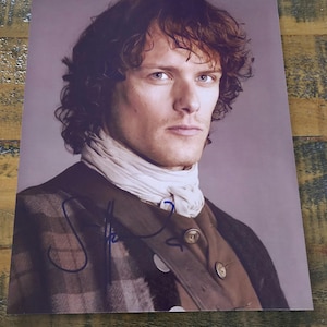 Sam Heughan 8 x 10 "(20 x 25 cm) Autogramm signiertes Foto