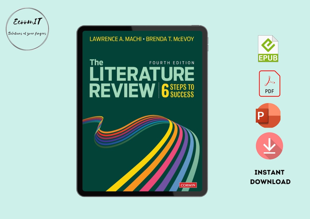 The Literature Review: Six Steps to Success Fourth Edition - Etsy