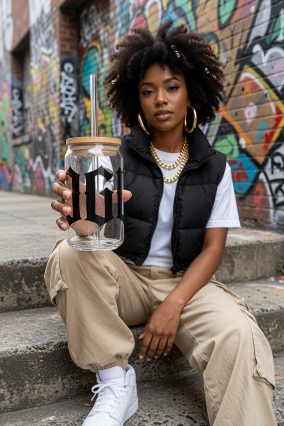 Glass Coffee Cup 16oz