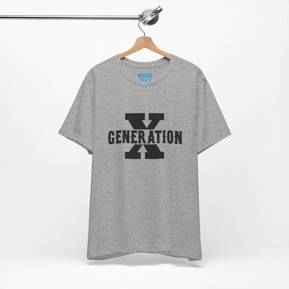 Generation X Unisex Tee Shirt, Retro Vibes Graphic Tee, Vintage Style Unisex Top, 90s Baby Gift, Hipster Tshirt, Grunge Tee, Cool Tee Shirt
