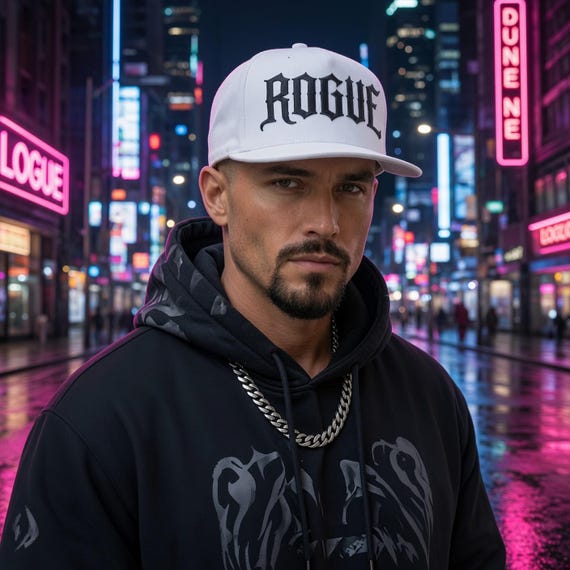 ROGUE Hat / Black Lettering