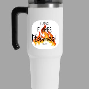 Clue “Flames” Sticker