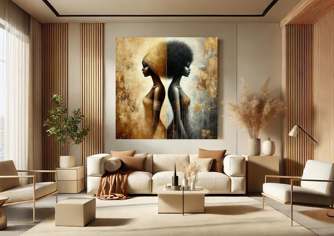 Dual Portrait Abstract Art Digital Print Etsy dual-portrait-abstract-art-digital-print-etsy