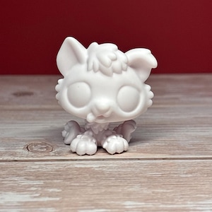 Husky Puppy Custom LPS Toy Commission
