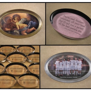 Custom Paperweight, Personalized Gift, Oval Paperweight, Photo Paperweight, Quote Paperweight, School Paperweight, Glass Paperweight