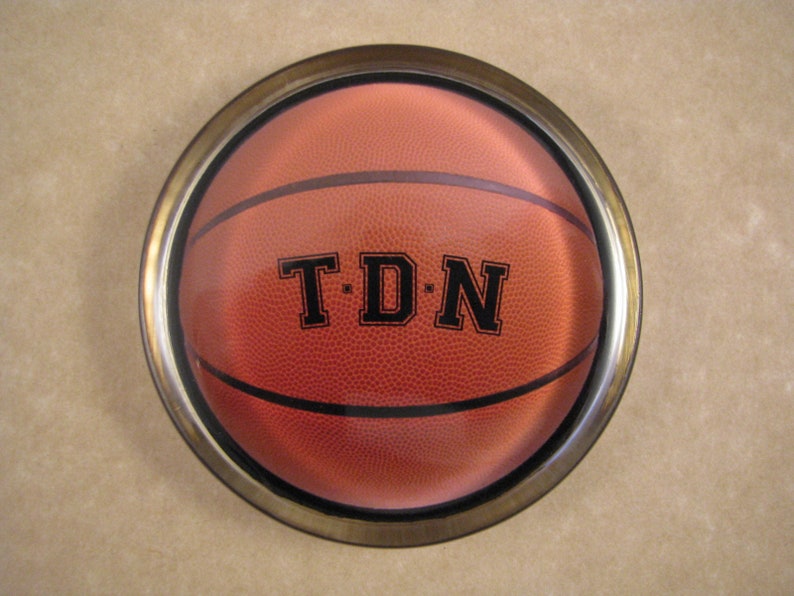 Basketball Paperweight Monogram Paperweight Personalized | Etsy