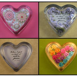 Custom Paperweight, Heart Paperweight, Valentine Gift, Glass Paperweight, Personalized Quote, Photo Paperweight, Anniversary Keepsake